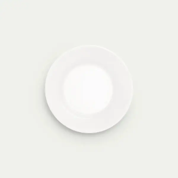 Basic plate 21cm, white