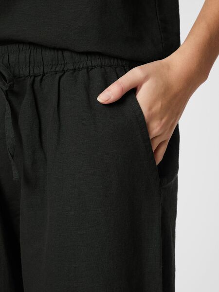 Sonar linen pants, black