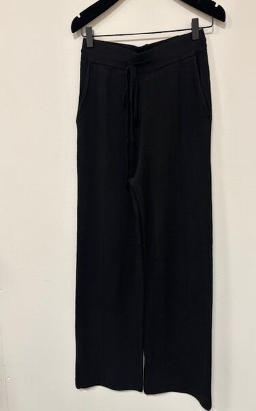 Knit pants, black