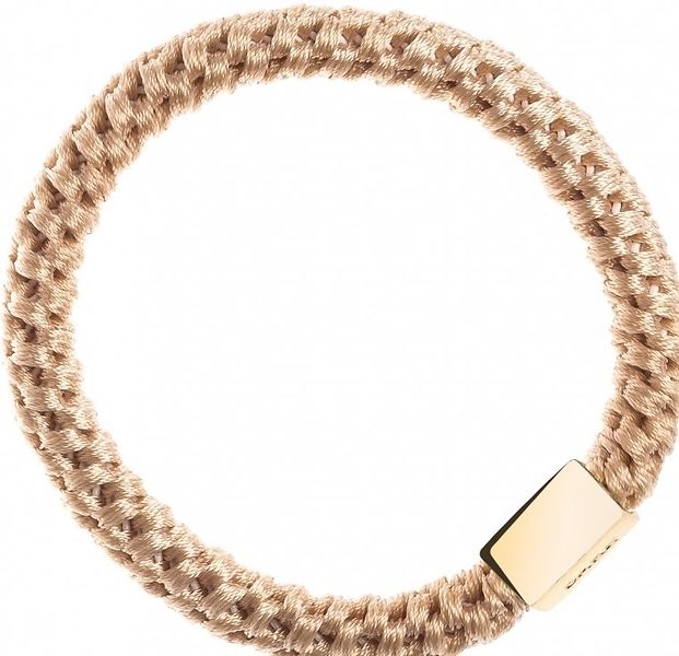 Fat hair ties, camel