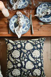 Cushion cover 50x50, yamini midnight