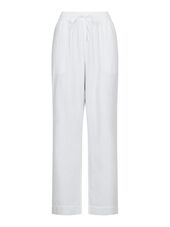 Sonar linen pants, white