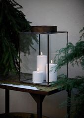 Outdoor led candle 7,8cm, white