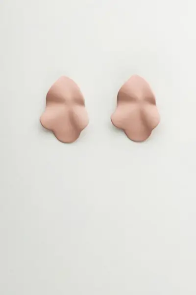Lip earrings S, light pink