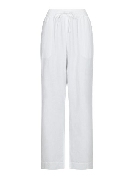 Sonar linen pants, white