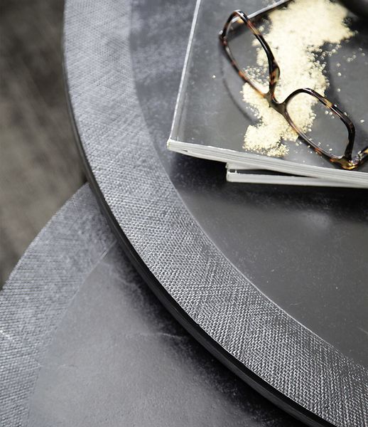 Amadeo coffee table set of 2, black