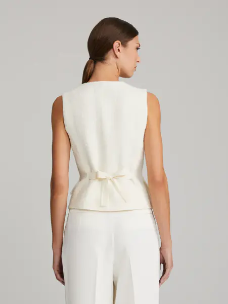 Miitta liivi, valkoinen