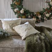 Jingle bells pillow cover 50x50