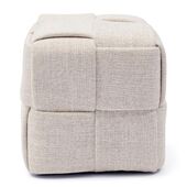 Qbic stool 40x45, antique white