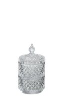 Glass jar 2 levels 15,5cm
