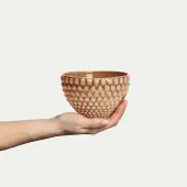 Bubbles bowl 13cm, cinnamon