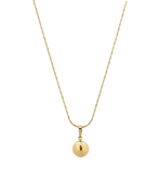 Bead necklace, gold