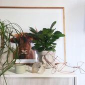 Uashmama paperipussi S, harmaa