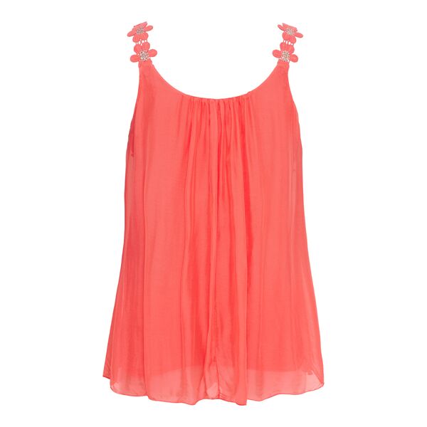 Agnese top, corallo