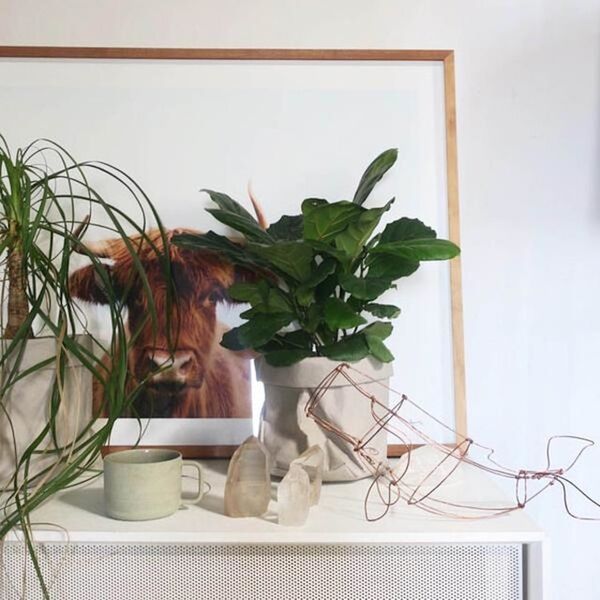 Uashmama paperipussi S, harmaa