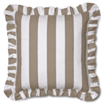 Ruffle stripes 50x50, beige