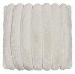 Striped wave pillow 45x45, ivory