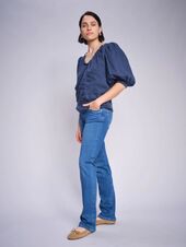 Carla Naomi Deluxe Jeans, Mid Blue