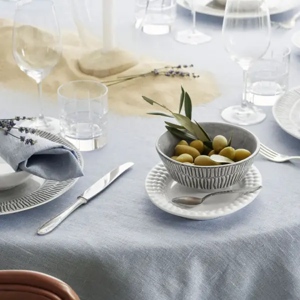 Bubbles plate 20x16cm, white