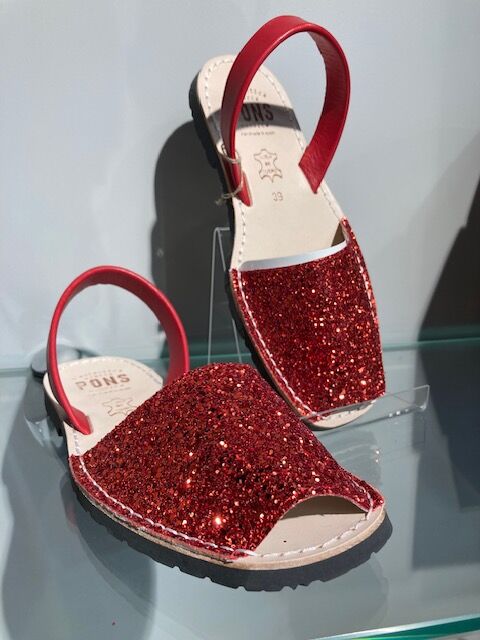 Pons glitter, rojo