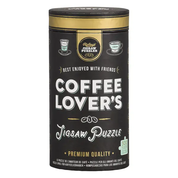 Coffee lovers's 500 piece jigsaw puzzle
