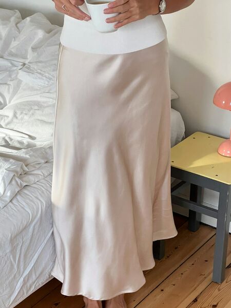 Bovary skirt, champagne