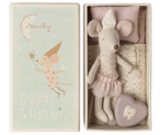 Tooth fairy mouse, little Sister in matchbox