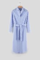 Cote d'Azur dress, cloud stripe