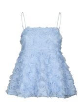 Kenli flower top, Light blue