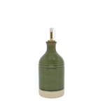 Bottle with bottle pourer, olive