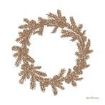 Cypress paper napkins, caramel