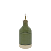 Bottle with bottle pourer, olive