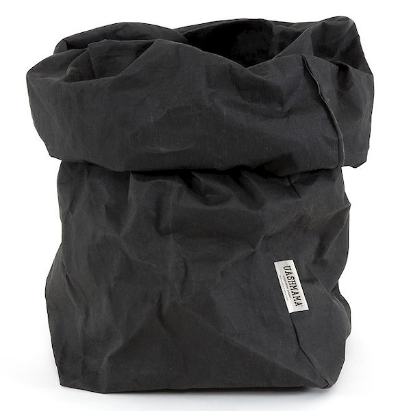 Uashmama paperipussi L, musta