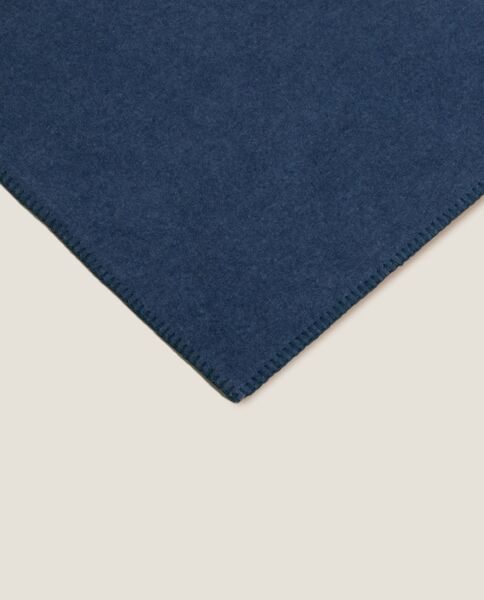 Soft cotton throw 160x200, blue