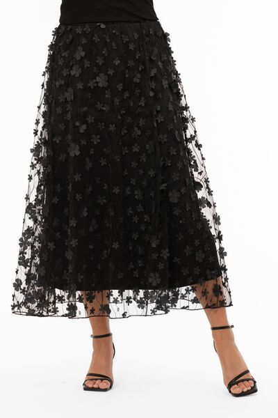 Chateau skirt, black