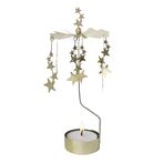 Big angel chimes night sky, gold
