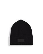 Michelle organic cotton/cashmere blend beanie, black