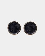 Ava pearls earrings, pearl black