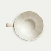 Oyster mug 11cm, sand