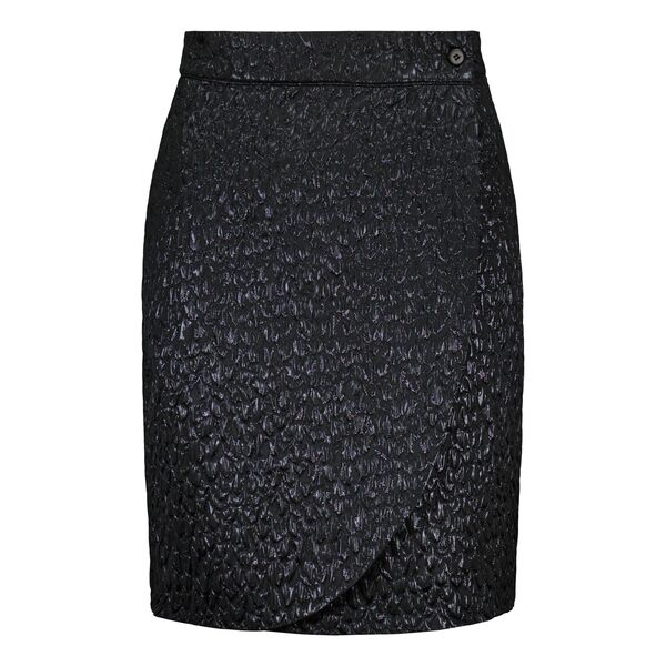 Wrap skirt, navy/black