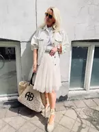 Chloe skirt, creme