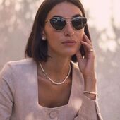 Lilly necklace S, gold