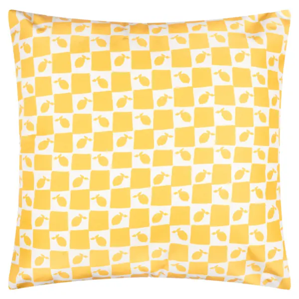 Mediterranean limon ourdoor cushion 43x43, sky bluw