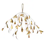Mistletoe 18 stems, golden