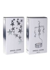 Angel chimes night sky, silver