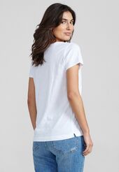 Arden organic tee, white