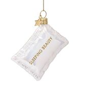 Ornament opal pillow 6,5cm, white