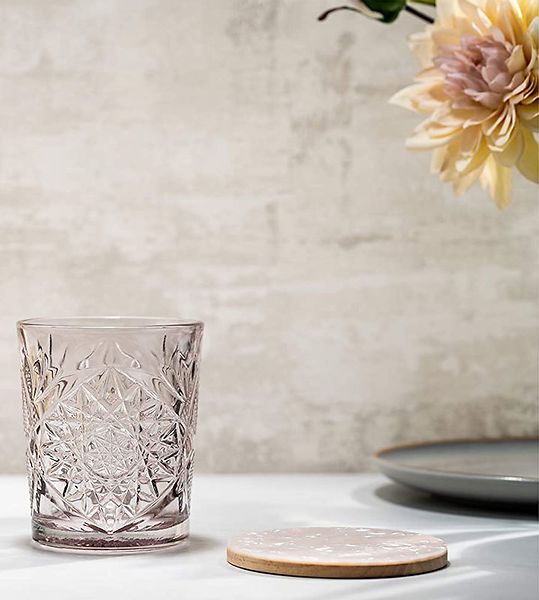 Hobstar double old fashioned, vaalea liila