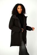 Lissa bora coat, black