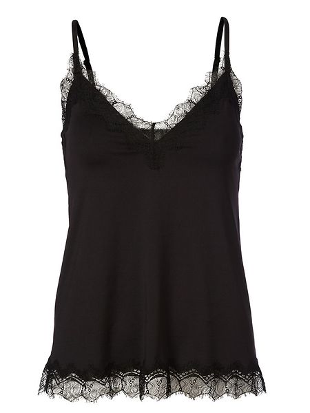 Billie strap top, black
